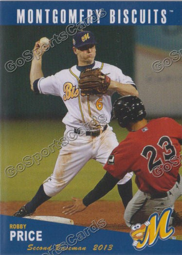 2013 Montgomery Biscuits Robby Price