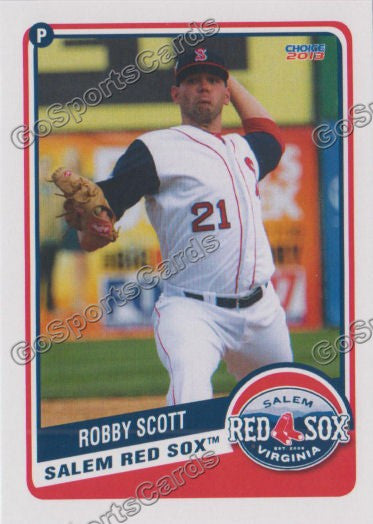 2013 Salem Red Sox Robby Scott