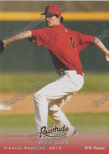 2013 Visalia Rawhide Rob Coe