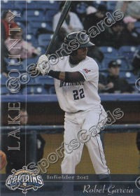 2012 Lake County Captains Robel Garcia
