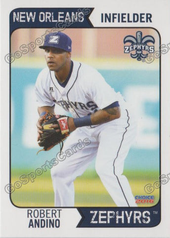2016 New Orleans Zephyrs Robert Andino