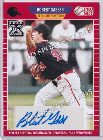 2021 Leaf Pro Set PS-RG2 Robert Gasser XRC Autograph Red