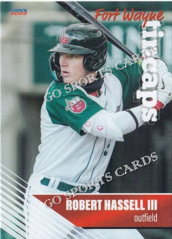 2022 Fort Wayne TinCaps Robert Hassell III