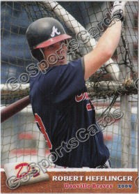 2009 Danville Braves Robby Robert Hefflinger