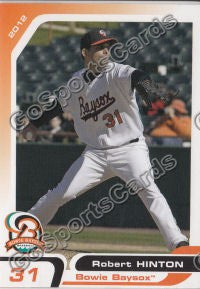 2012 Bowie Baysox Robert Hinton