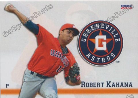 2014 Greeneville Astros Robert Kahana