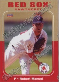 2010 Pawtucket Red Sox Robert Manuel
