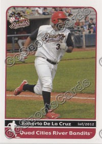 2012 Quad Cities River Bandits Roberto De La Cruz
