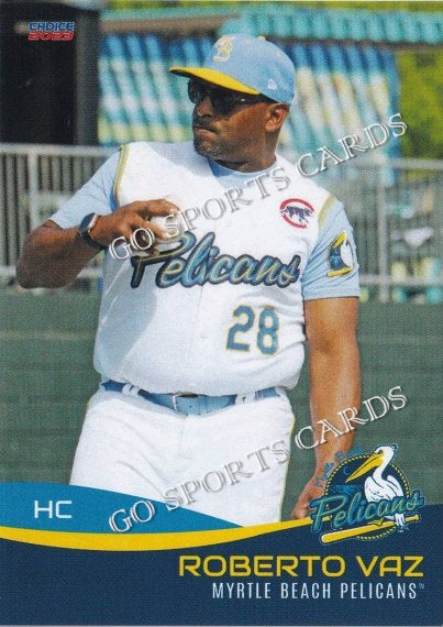 2023 Myrtle Beach Pelicans Roberto Vaz
