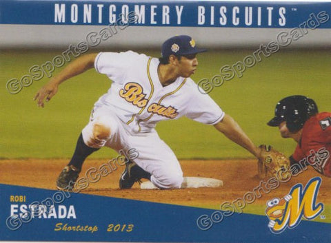 2013 Montgomery Biscuits Robi Estrada