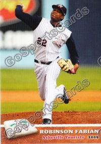 2009 Asheville Tourists Robinson Fabian