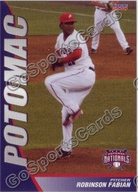 2010 Potomac Nationals Robinson Fabian