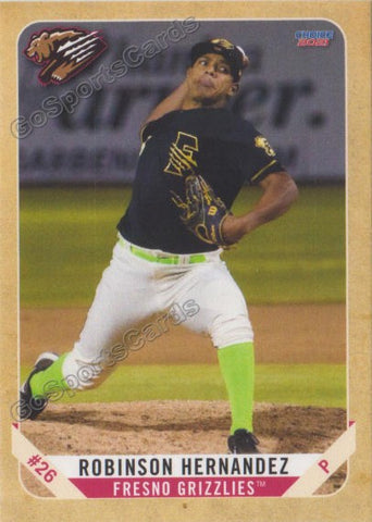 2021 Fresno Grizzlies Robinson Hernandez