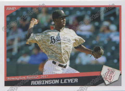 2017 Birmingham Barons Robinson Leyer