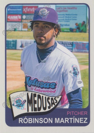 2019 Medusas de Lakewood BlueClaws Robinson Martinez