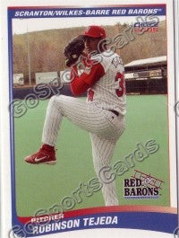 2005 Scranton Red Barons Robinson Tejeda