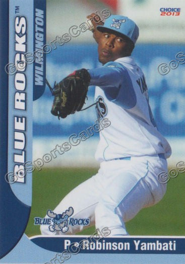 2013 Wilmington Blue Rocks Robinson Yambati