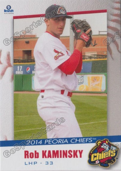2014 Peoria Chiefs Rob Kaminsky
