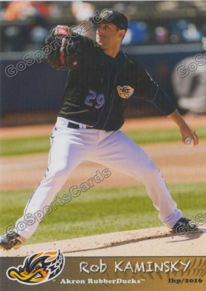 2016 Akron Aeros Rob Kaminsky