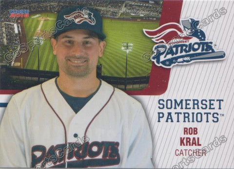 2016 Somerset Patriots Rob Kral