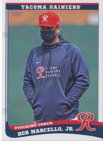 2021 Tacoma Rainiers Rob Marcello Jr – Go Sports Cards