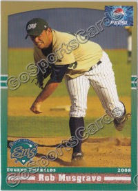 2008 Eugene Emeralds Rob Musgrave