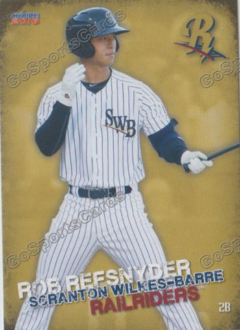 2016 Scranton Wilkes Barre RailRiders Rob Refsnyder