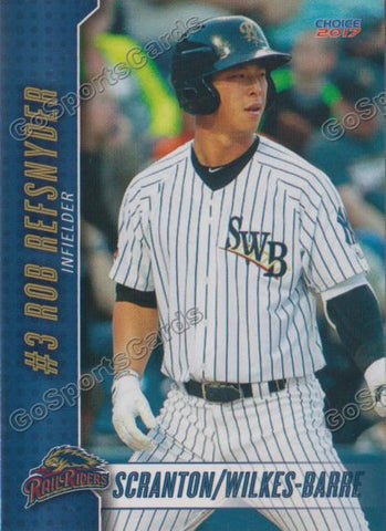 2017 Scranton Wilkes Barre RailRiders Rob Refsnyder