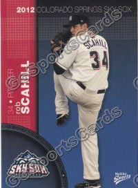 2012 Colorado Springs Sky Sox Rob Scahill