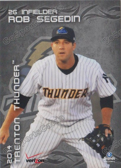 2014 Trenton Thunder Rob Segedin