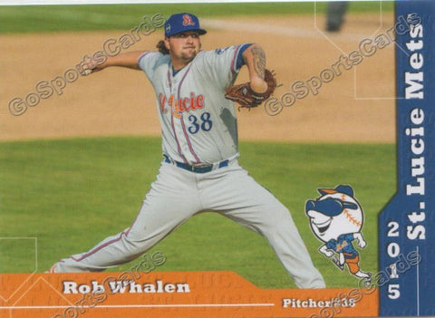2015 St Lucie Mets Rob Whalen