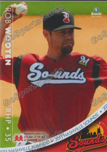 2013 Nashville Sounds Rob Wooten