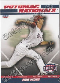 2012 Potomac Nationals Rob Wort