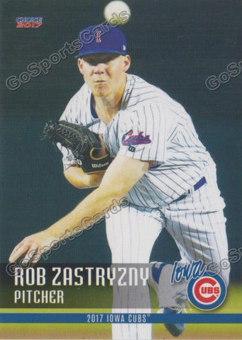 2017 Iowa Cubs Rob Zastryzny