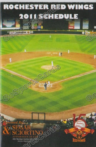 2011 Rochester Red Wings Pocket Schedule