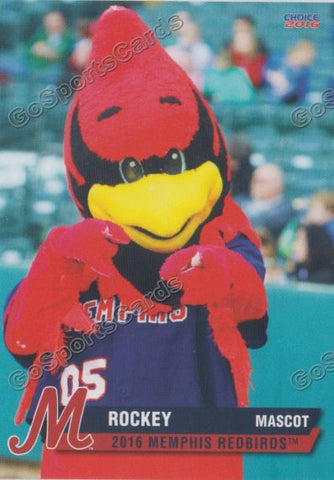2016 Memphis Redbirds Rockey Mascot