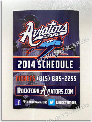 2014 Rockford Aviators Pocket Schedule