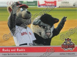 2011 New Britain Rock Cats Rocky & Rookie Mascots