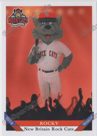 2014 New Britain Rock Cats Rocky Mascot