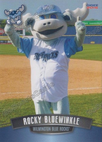 2016 Wilmington Blue Rocks Rocky Bluewinkle Mascot