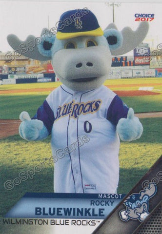 2017 Wilmington Blue Rocks Rocky Bluewinkle Mascot