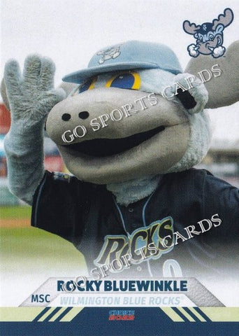 2022 Wilmington Blue Rocks Rocky Bluewinkle Mascot