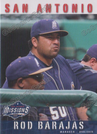 2015 San Antonio Missions Rod Barajas