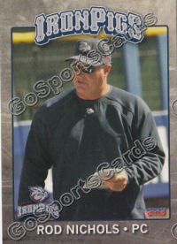 2012 Lehigh Valley IronPigs Rod Nichols