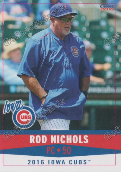2016 Iowa Cubs Rod Nichols