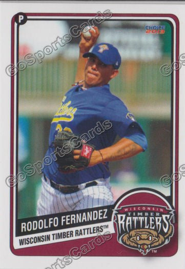 2013 Wisconsin Timber Rattlers Rodolfo Fernandez