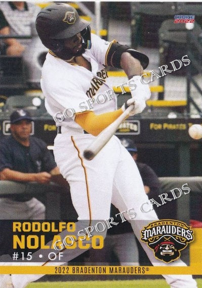 2022 Bradenton Marauders Rodolfo Nolasco