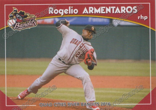 2016 Quad Cities River Bandits Rogelio Armenteros Armentaros