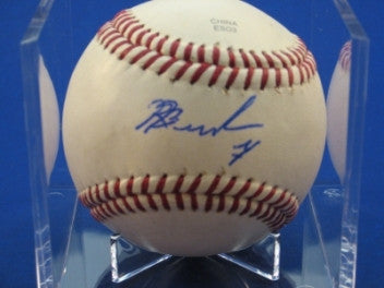Roger Bernadina signed Baseball Auto