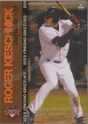 2013 Fresno Grizzlies Roger Kieschnick